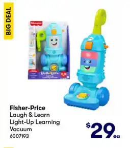 BIG W Fisher-price laugh & learn light-up learning vacuum offer