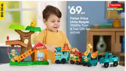 BIG W Fisher-price little people wildlife train & trek gift set offer
