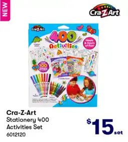 BIG W Cra-z-art stationery 400 activities set offer