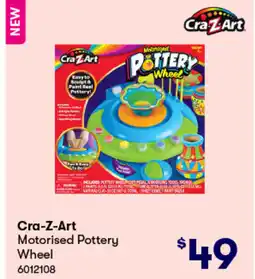 BIG W Cra-z-art motorised pottery wheel offer