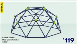 BIG W Action sports steel dome climber offer
