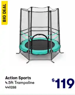 BIG W Action Sports 4.5ft Trampoline offer