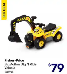 BIG W Fisher-price big action dig n ride vehicle offer
