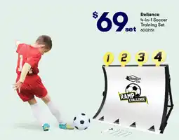 BIG W Reliance 4-in-1 soccer training set offer