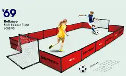 BIG W Reliance mini soccer field offer