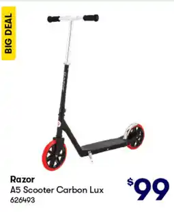 BIG W A5 scooter carbon lux 626493 offer