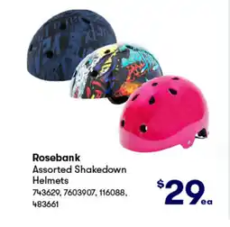 BIG W Rosebank Assorted Shakedown Helmets offer