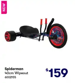 BIG W Spiderman 40cm Wipeout 6002155 offer