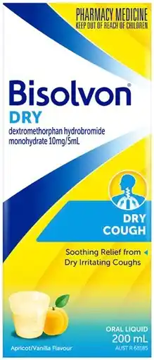 Discount Drug Stores Bisolvon Dry Cough Oral Liquid 200mL offer