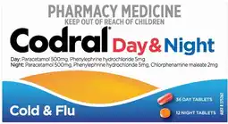 Discount Drug Stores Codral Cold & Flu Day & Night 48 Tablets offer