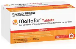 Discount Drug Stores Maltofer Oral Iron 100 Tablets offer