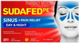 Discount Drug Stores Sudafed PE Sinus + Pain Relief Day & Night 24 Tablets offer