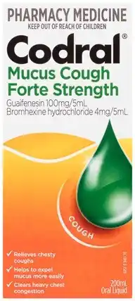 Discount Drug Stores Codral Mucus Cough Forte Strength 200mL offer