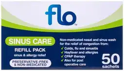 Discount Drug Stores Flo Sinus Care Refill Pack 50 Sachets offer