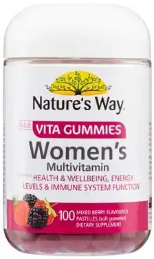 Discount Drug Stores Nature’s Way Adult Vita Gummies Women’s Multivitamin Mixed Berry Flavour 100 Pastilles offer