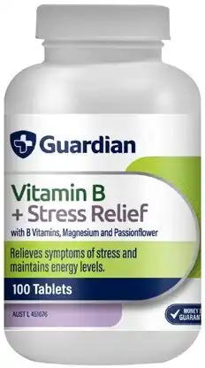 Discount Drug Stores Guardian Vitamin B + Stress Relief 100 Tablets offer