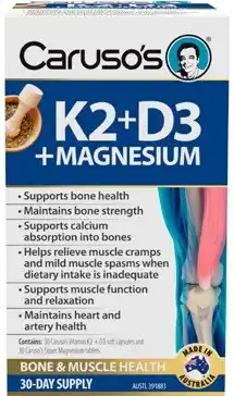 Discount Drug Stores Caruso’s K2 + D3 + Magnesium 30 Day Supply offer