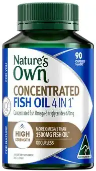 Discount Drug Stores Nature’s Own Concentrated Fish Oil 4 In 1 90 Capsules offer