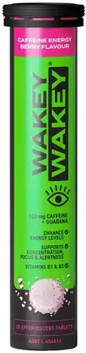 Discount Drug Stores Wakey Wakey Berry Flavour 20 Effervescent Tablets offer