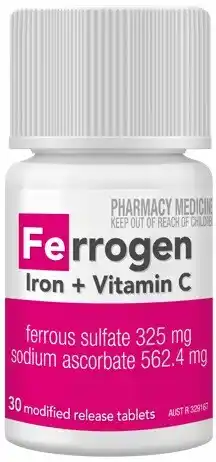 Discount Drug Stores Ferrogen Iron + Vitamin C 30 MR Tablets offer