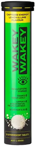 Discount Drug Stores Wakey Wakey Lemon & Lime Flavour 20 Effervescent Tablets offer