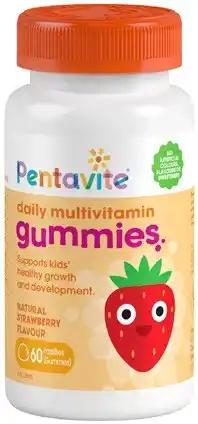 Discount Drug Stores Pentavite Kids Daily Multivitamin Strawberry Flavour 60 Gummies offer