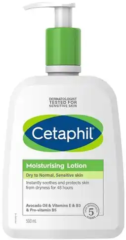 Discount Drug Stores Cetaphil Moisturising Lotion 500mL offer