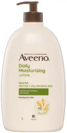 Discount Drug Stores Aveeno Daily Moisturising Body Lotion 1 Litre offer
