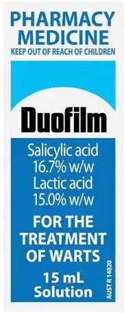 Discount Drug Stores Duofilm Wart Treatment Topical Solution 15mL offer
