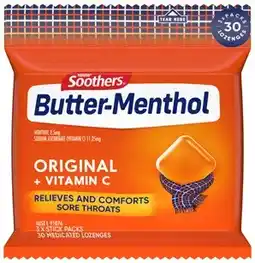 Discount Drug Stores Butter-Menthol Original Throat Lozenges Multipack 3 x 10 Lozenges offer