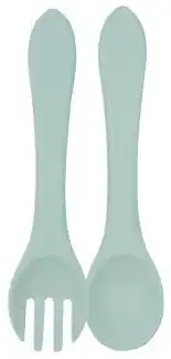 Discount Drug Stores Guardian Silicone Fork & Spoon Set - Seafoam offer