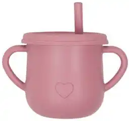 Discount Drug Stores Guardian Silicone Straw Cup - Dusty Berry offer