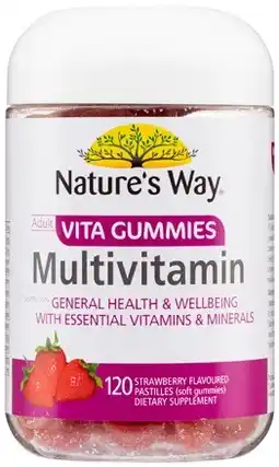 Discount Drug Stores Nature’s Way Adult Vita Gummies Multivitamin Strawberry Flavour 120 Pastilles offer