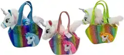 Toymate Unicorn Handbag Plush 23cm offer