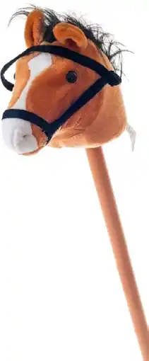 Toymate Wonder Co Plush Hobby Horse Dark Brown 75cm offer