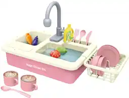 Toymate Wonder Co Home Kitchen Sink - Pink offer