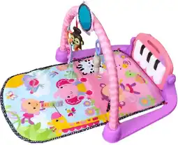Toymate Twinkle Tots Baby Kick and Play Pink Piano Gym offer