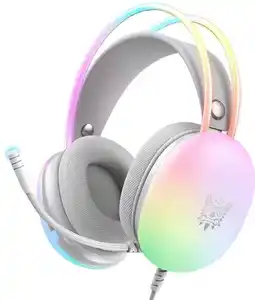 Toymate Onikuma X25 Neon Gaming Headset - White offer