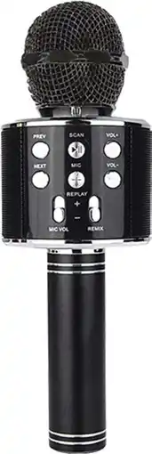 Toymate Spacetech Electronics Wireless Karaoke Microphone - Black offer