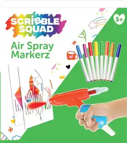 Toymate Scribble Squad Air Spray Markerz offer