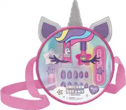 Toymate Unicorn Dreams PVC Handbag with Makeup offer