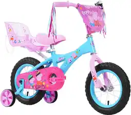 Toymate Peppa Pig 30cm Bike with Dollseat and Basket offer