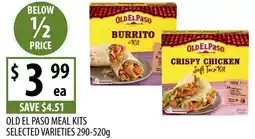 Supabarn Old el paso meal kits selected varieties offer