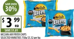 Supabarn Mccain airfryer selected varieties offer