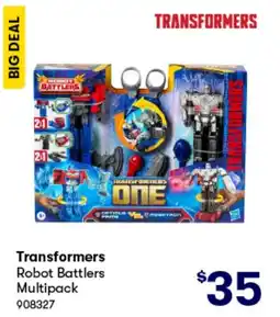 BIG W Transformers Robot Battlers Multipack offer