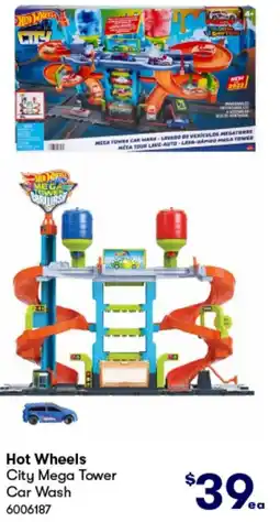 BIG W Hot Wheels City Mega Tower Car Wash offer