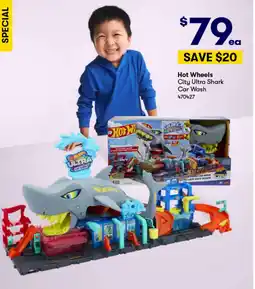 BIG W Hot Wheels City Ultra Shark Car Wash offer