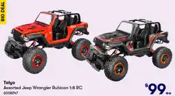 BIG W Taiyo Assorted Jeep Wrangler Rubicon 1:8 RC offer