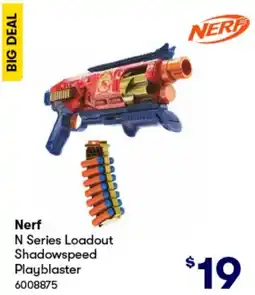BIG W Nerf N Series Loadout Shadowspeed Playblaster offer