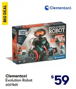 BIG W Clementoni Evolution Robot offer